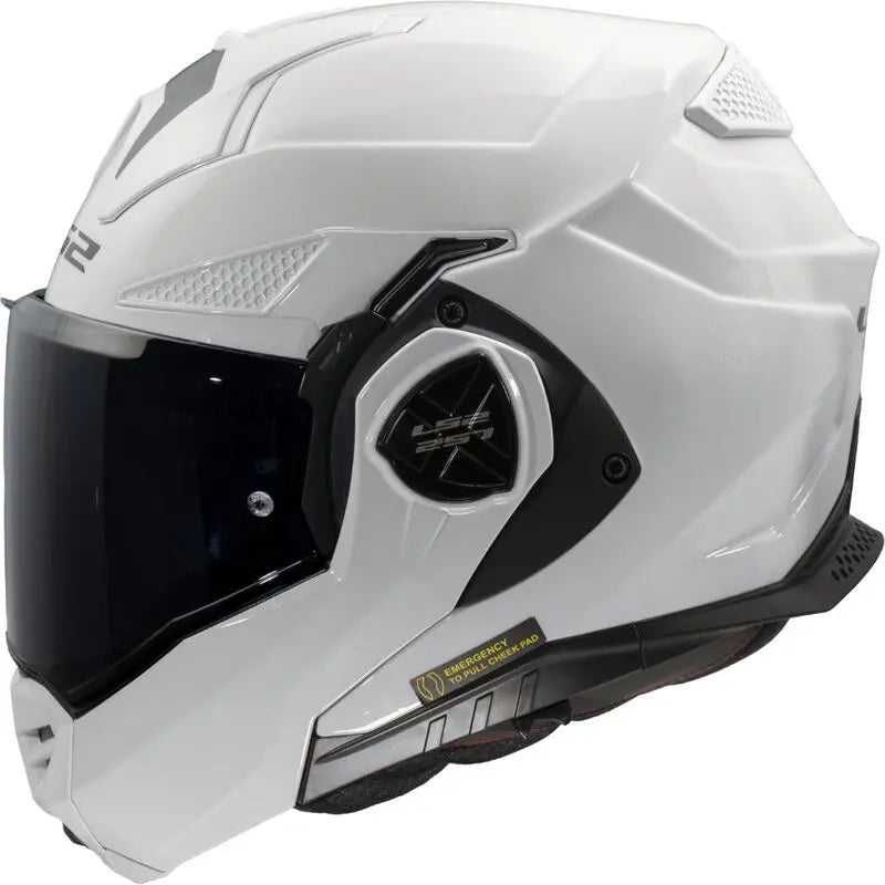 LS2 FF901 Advant X ECE 22.06 Flip-Up Helmet Solid White