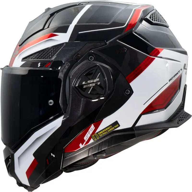 LS2 FF901 Advant X ECE 22.06 Flip-Up Helmet Spectrum Black / White / Red