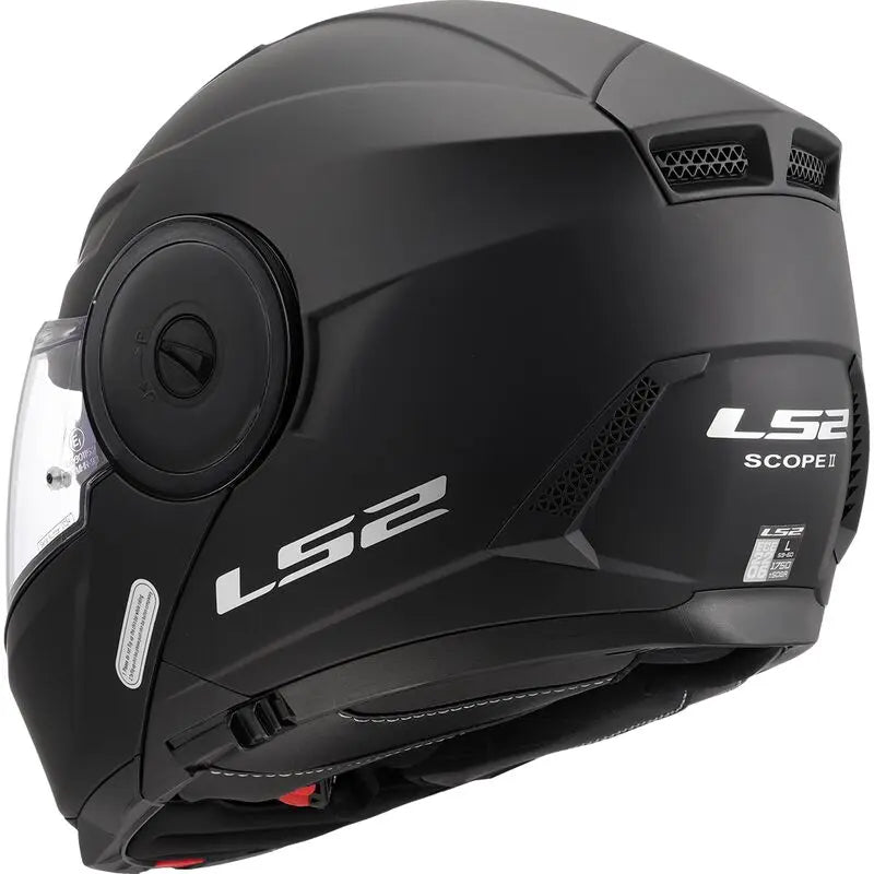 LS2 FF902 Scope 2 Flip-Up Helmet Solid Matt Black