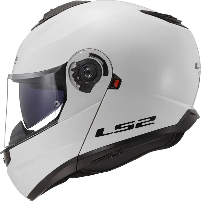 LS2 FF908 Strobe 2 ECE 22.06 Flip-Up Helmet Gloss White