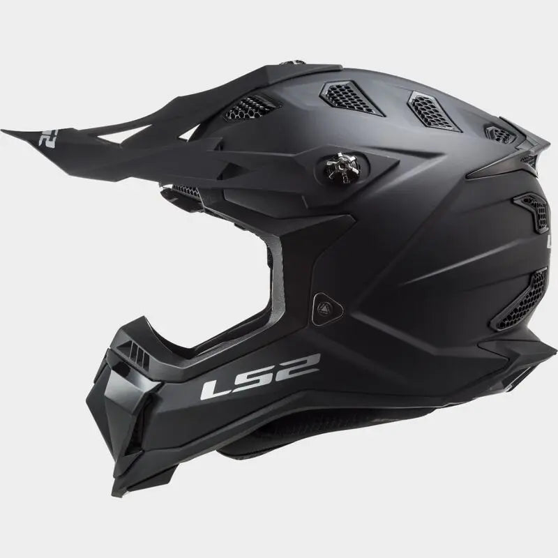 LS2 MX700 Subverter Evo 2 ECE 22.06 Motocross Helmet Noir Black