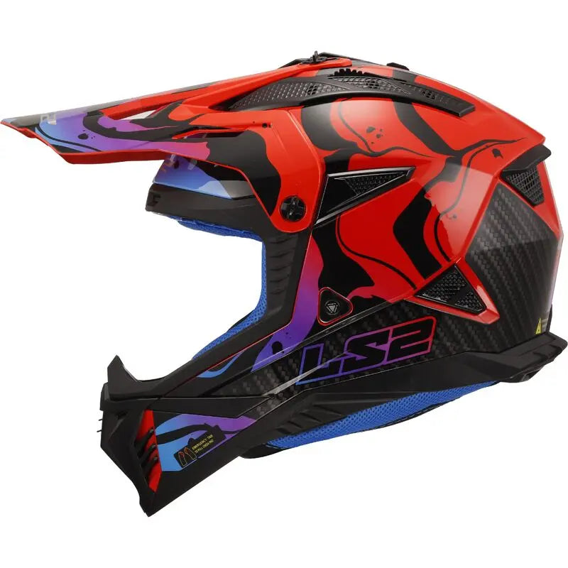 LS2 MX708 Fast 2 ECE 22.06 Motocross Helmet Wash Red