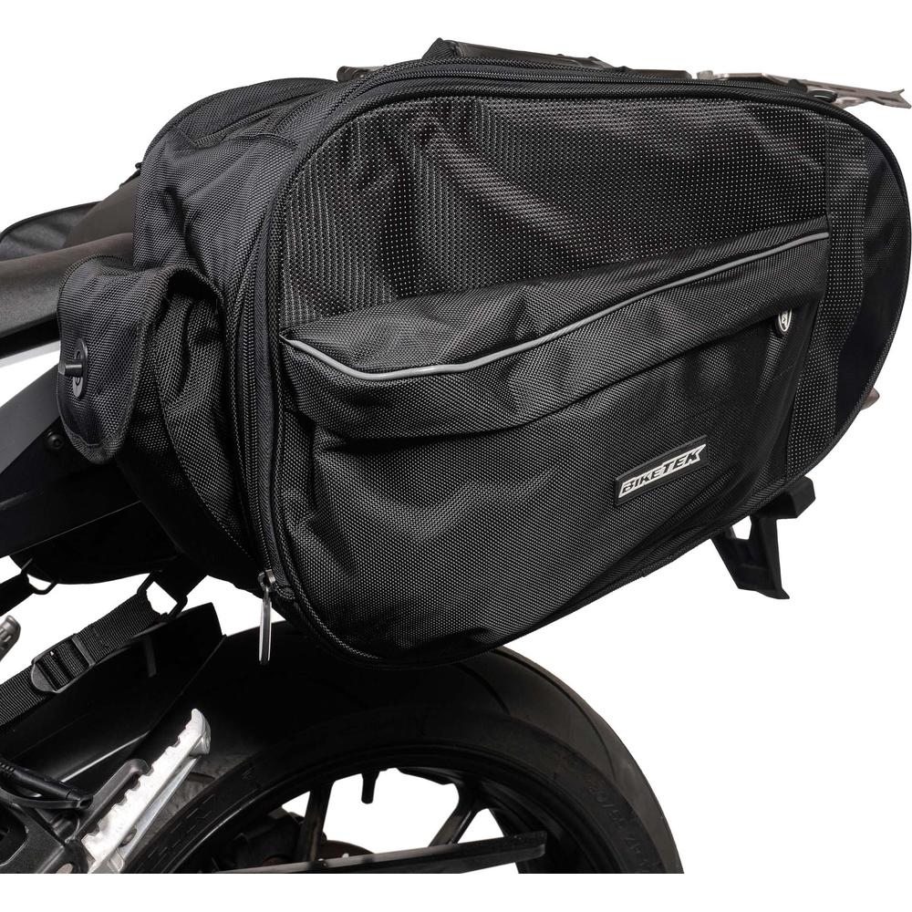 BikeTek Urbano Motorcycle Panniers Soft Luggage Saddle Bags FREE 1 YEAR Returns, FREE UK Delivery | ThrottleChimp