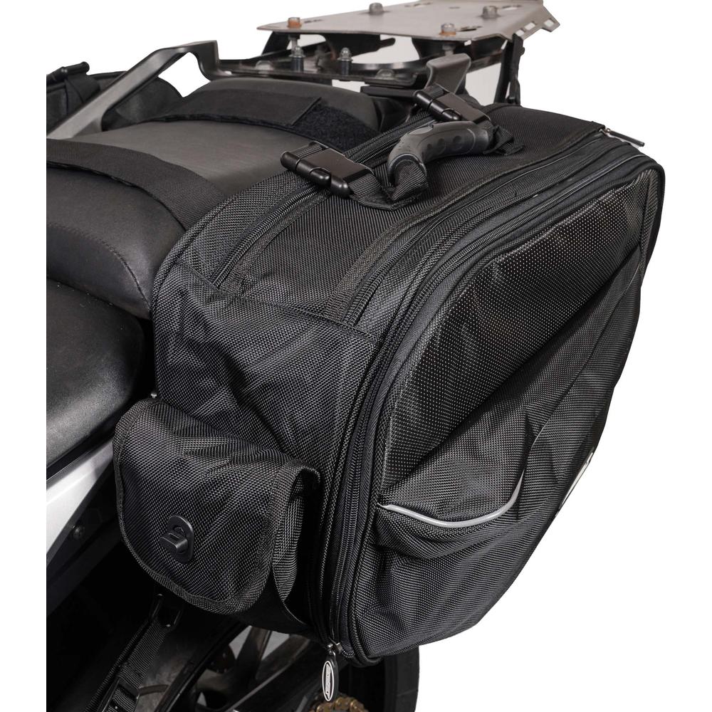 BikeTek Urbano Motorcycle Panniers Soft Luggage Saddle Bags FREE 1 YEAR Returns, FREE UK Delivery | ThrottleChimp