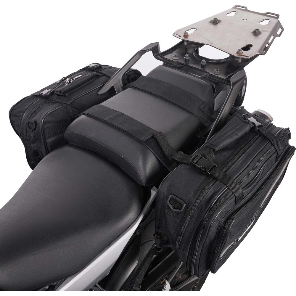 BikeTek Soft Luggage 'Diablo' Saddle Pannier Bags 2x 21L Capacity (Image 4) - ThrottleChimp