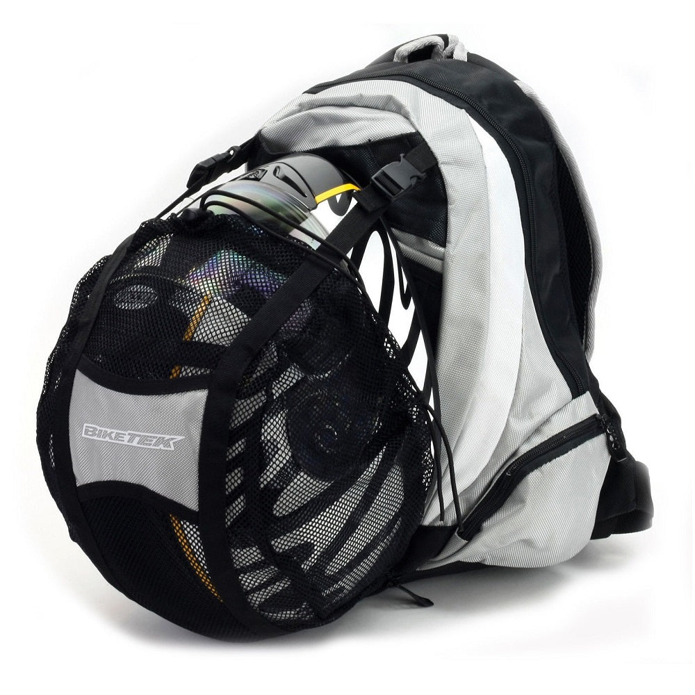 BikeTek Backpack And Helmet Carrier Black (Image 4) - ThrottleChimp