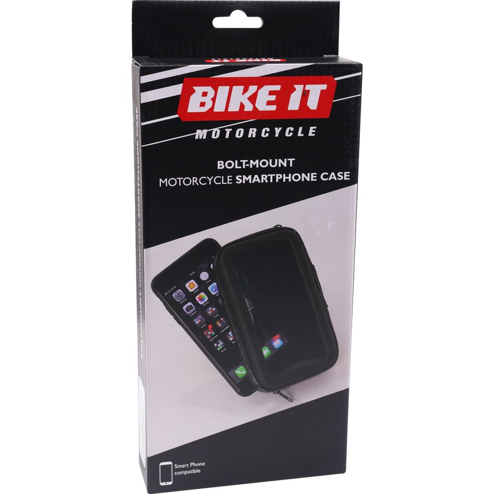 Bike It Mirror-Mount Medium Smartphone Holder - 150X85X25mm (ID) 160X100X30mm (OD) (Image 4) - ThrottleChimp