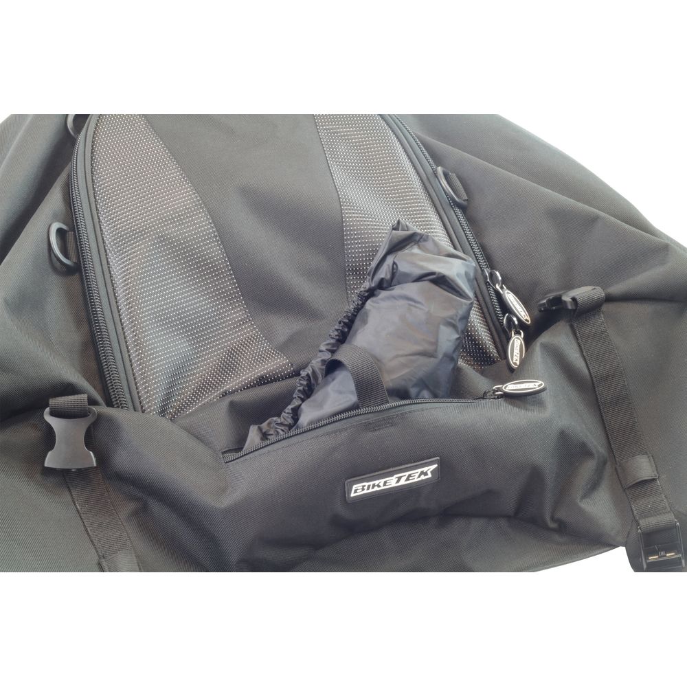 BikeTek Maxi Tailbag Black FREE 1 YEAR Returns, FREE UK Delivery | ThrottleChimp