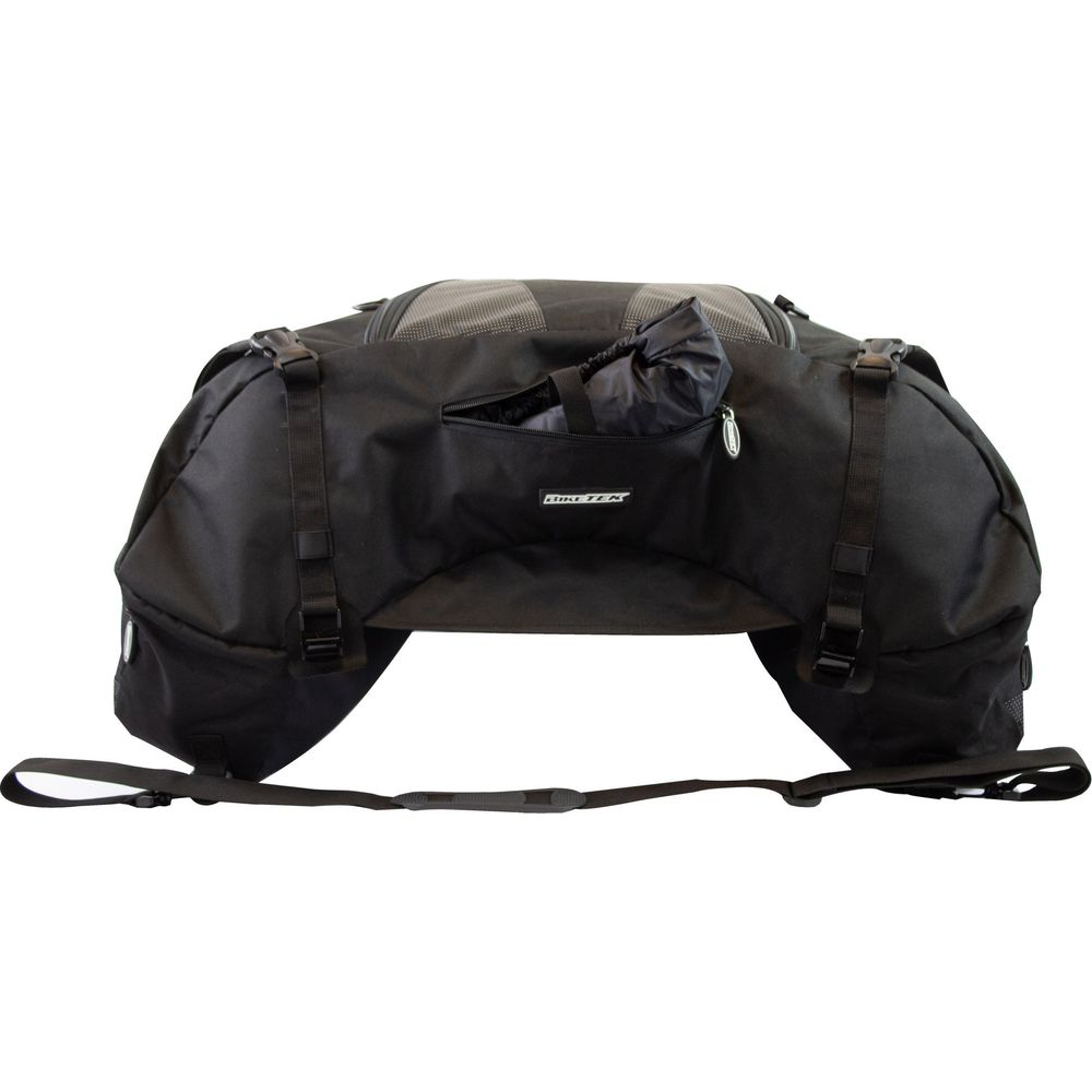 BikeTek Maxi Tailbag Black FREE 1 YEAR Returns, FREE UK Delivery | ThrottleChimp