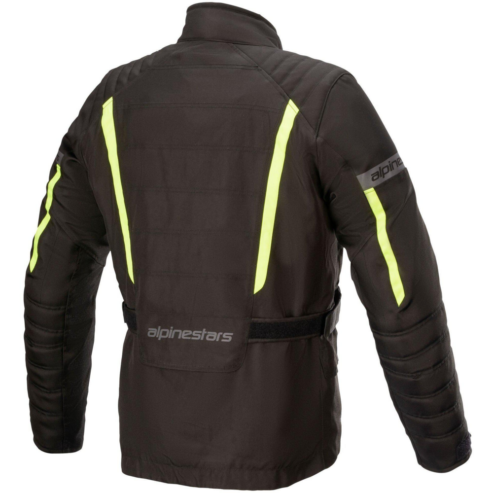 Alpinestars Gravity Drystar Jacket Black / Fluo Yellow (Image 2) - ThrottleChimp