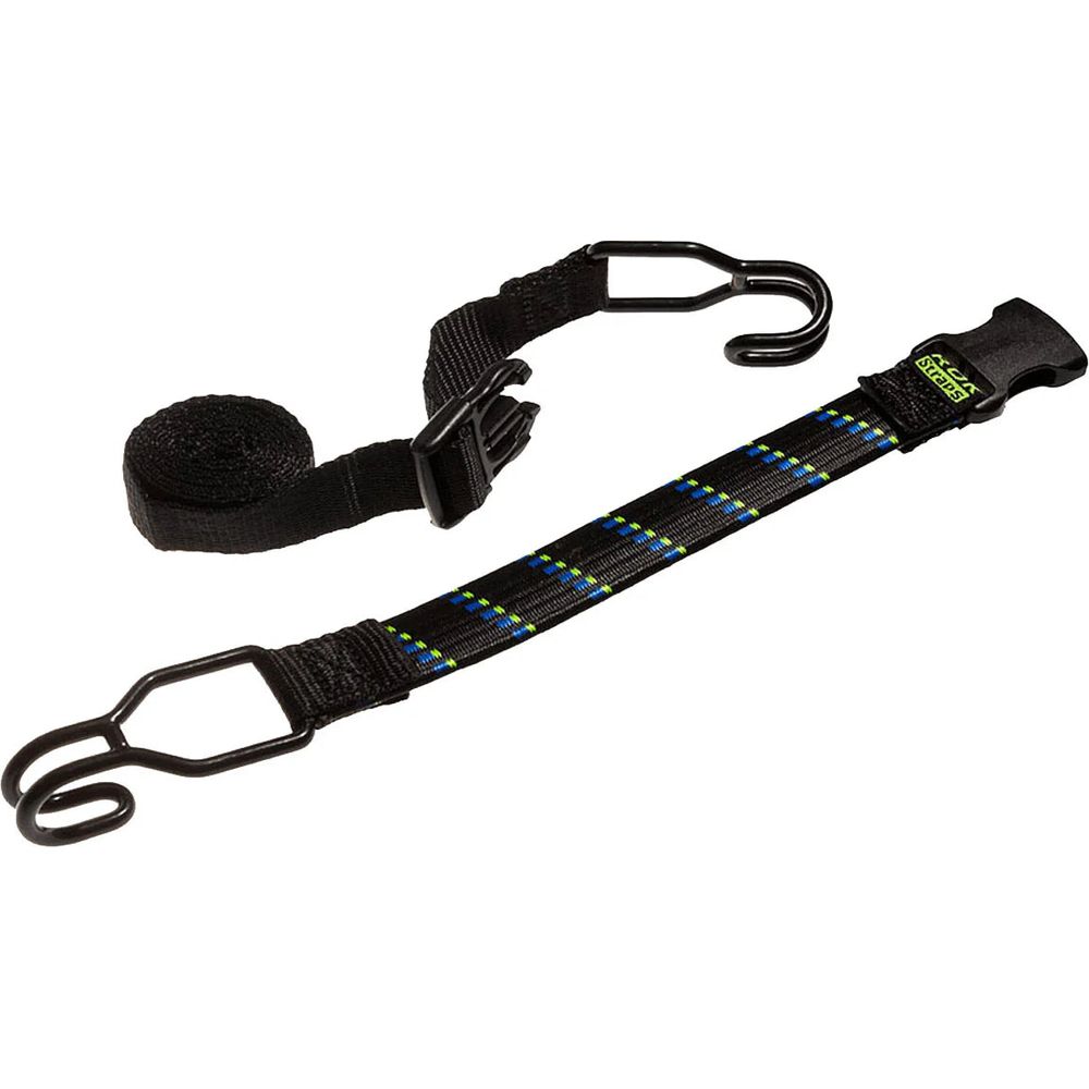 ROK All Purpose Heavy Duty Adjustable Stretch Strap Black / Blue / Green / Reflective - ThrottleChimp