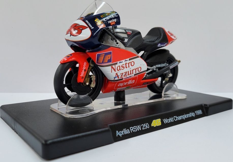 MAG Aprilia RSW 250 1998 Rossi Valentino Rossi Collection - 1:18 FREE 1 YEAR Returns, FREE UK Delivery | ThrottleChimp