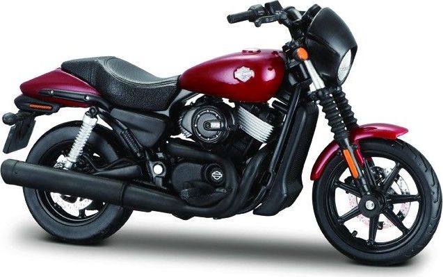 Maisto Harley Davidson HD 15 Street 750 2015 Red / Black - 1:18 FREE 1 YEAR Returns, FREE UK Delivery | ThrottleChimp