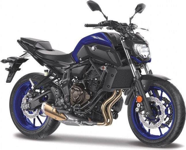 Maisto Yamaha MT07 2018 Blue / Black - 1:18 FREE 1 YEAR Returns, FREE UK Delivery | ThrottleChimp