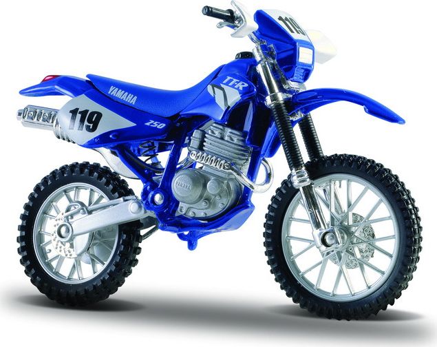 Maisto Yamaha TT250R Blue - 1:18 FREE 1 YEAR Returns, FREE UK Delivery | ThrottleChimp