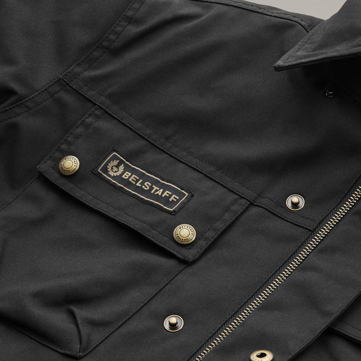 Belstaff Mansion Riding Shirt Black (Image 8) - ThrottleChimp