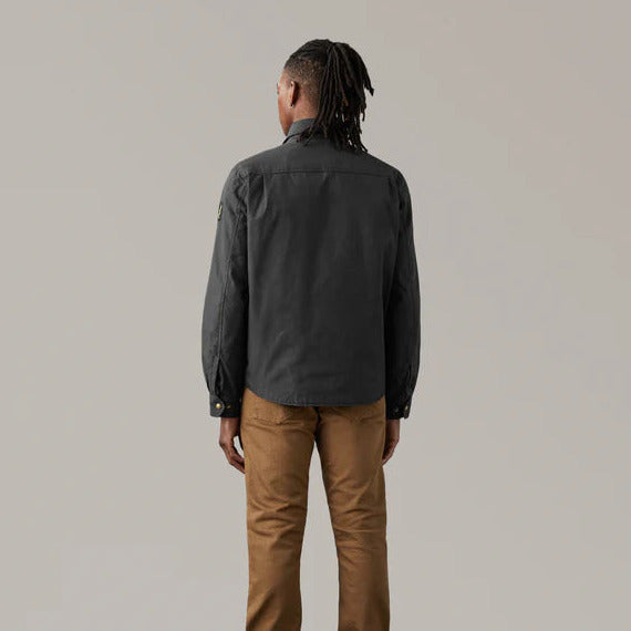 Belstaff Mansion Riding Shirt Black (Image 2) - ThrottleChimp