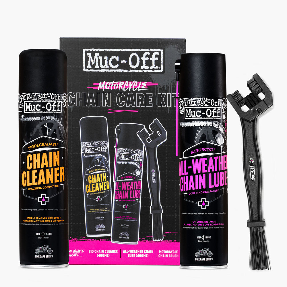 Muc-Off Motorcycle Chain Care Kit FREE 1 YEAR Returns, FREE UK Delivery | ThrottleChimp