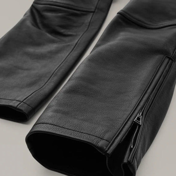 Belstaff McGregor Leather Trouser Black (Image 5) - ThrottleChimp