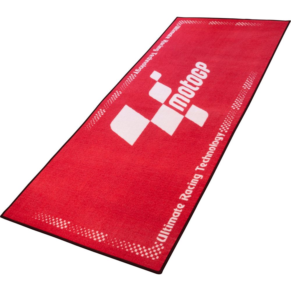 MotoGP Red With White Logo Pro Garage Pit Mat (Image 2) - ThrottleChimp