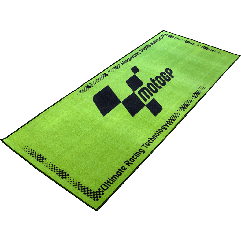 MotoGP Green With Black Logo Pro Garage Pit Mat FREE 1 YEAR Returns, FREE UK Delivery | ThrottleChimp