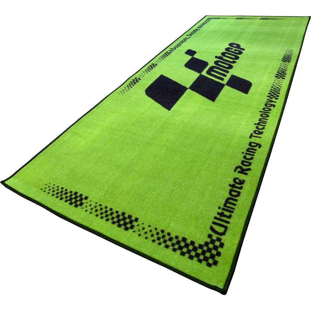 MotoGP Green With Black Logo Pro Garage Pit Mat - ThrottleChimp