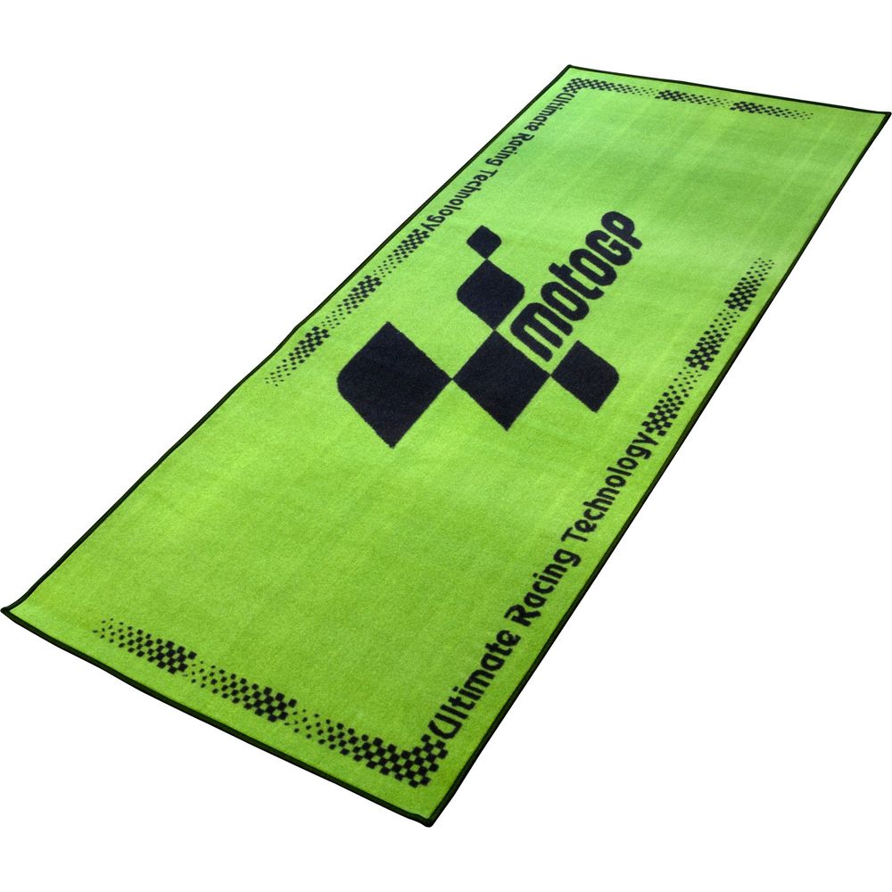 MotoGP Green With Black Logo Pro Garage Pit Mat (Image 2) - ThrottleChimp