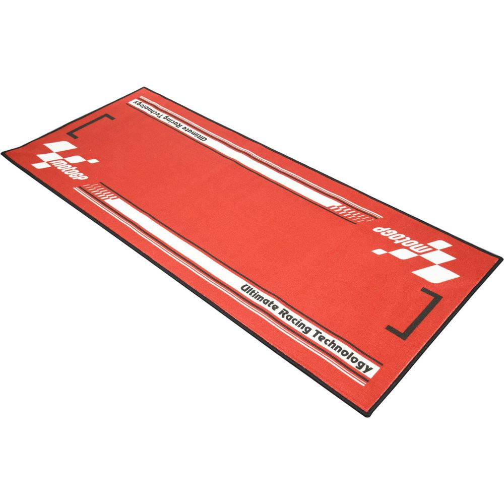 MotoGP Series 4 Garage Mat Red / White (Image 3) - ThrottleChimp