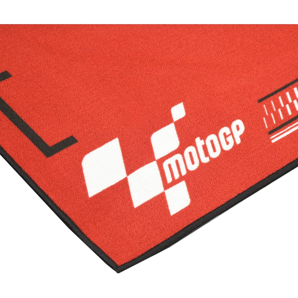 MotoGP Series 4 Garage Mat Red / White (Image 4) - ThrottleChimp