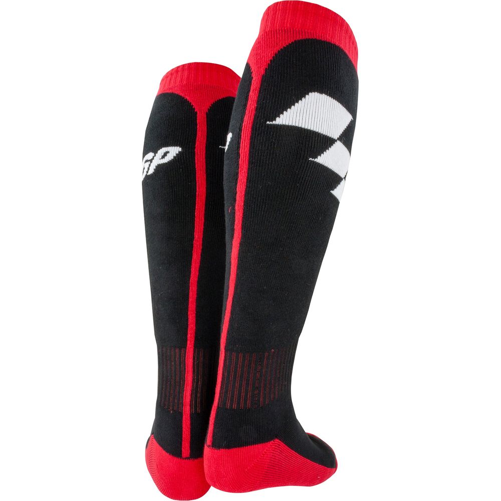 MotoGP Winter Boot Socks Black / Red (Image 2) - ThrottleChimp