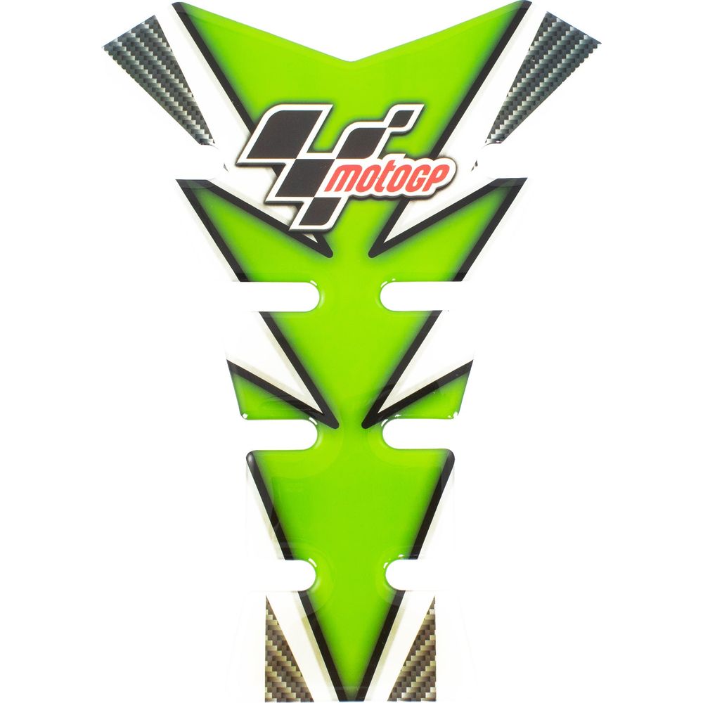 MotoGP Green & Carbon Tank Pad - ThrottleChimp