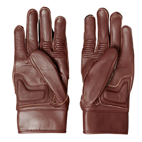 Belstaff Montgomery Leather Gloves Oxblood (Image 2) - ThrottleChimp