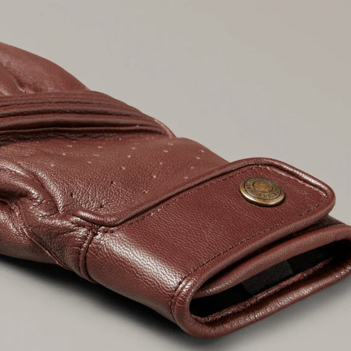 Belstaff Montgomery Leather Gloves Oxblood (Image 6) - ThrottleChimp