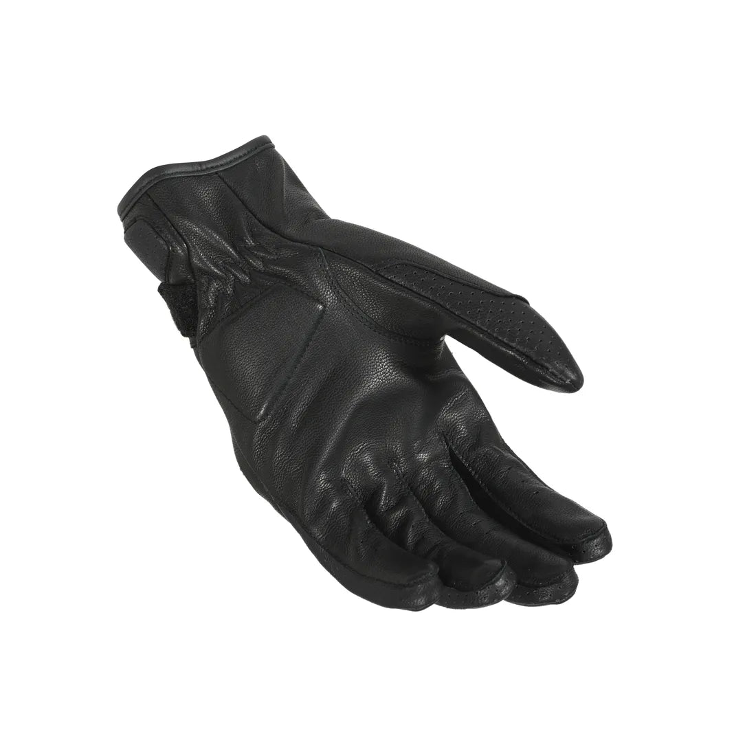 Macna Bold Leather Gloves Black FREE 1 YEAR Returns, FREE UK Delivery | ThrottleChimp