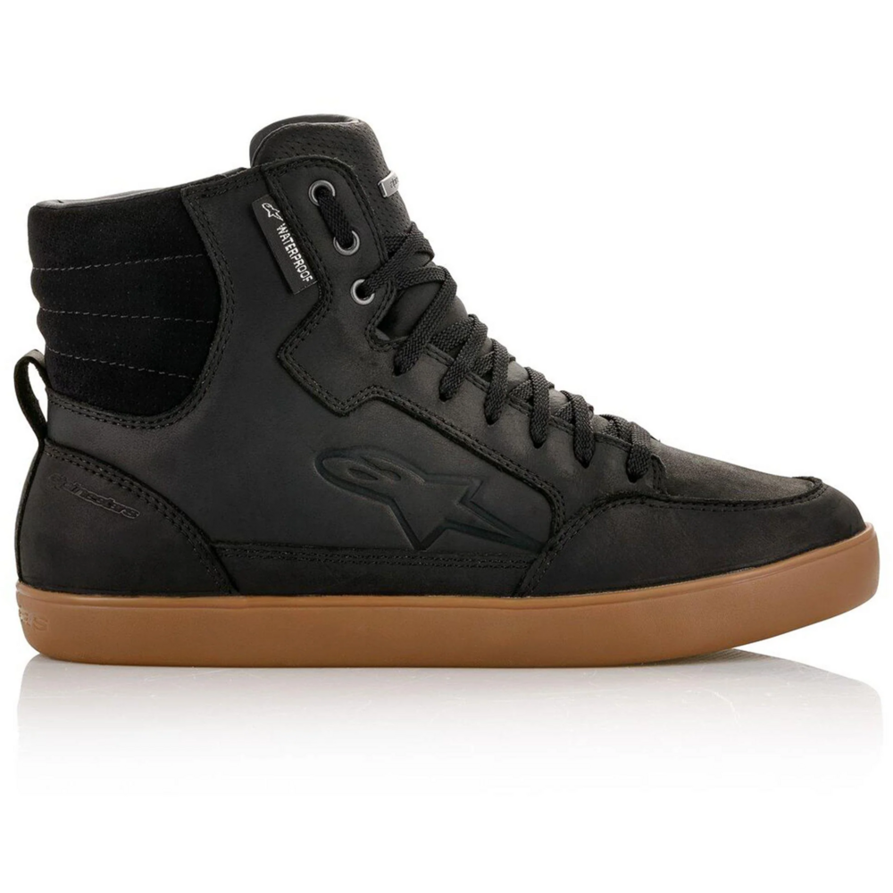 Alpinestars J-6 Waterproof Boots Black / Gum (Image 4) - ThrottleChimp