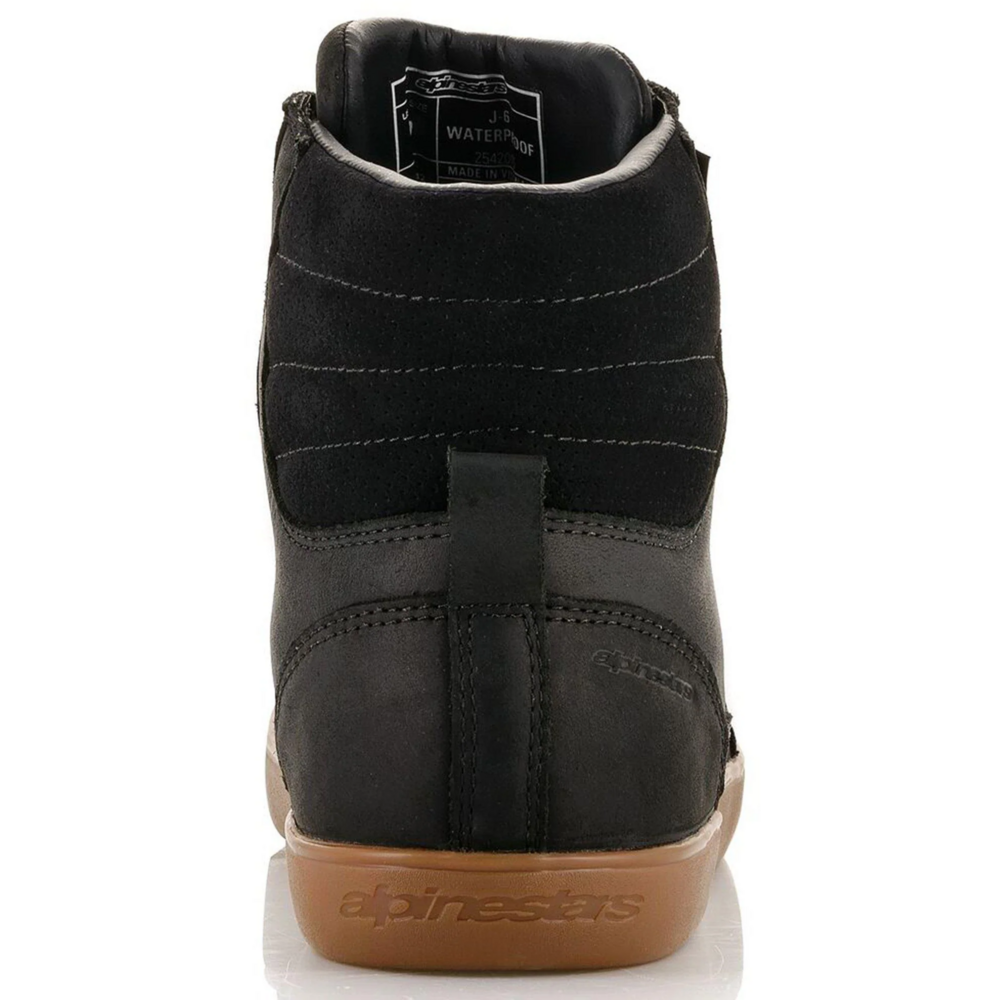 Alpinestars J-6 Waterproof Boots Black / Gum (Image 5) - ThrottleChimp