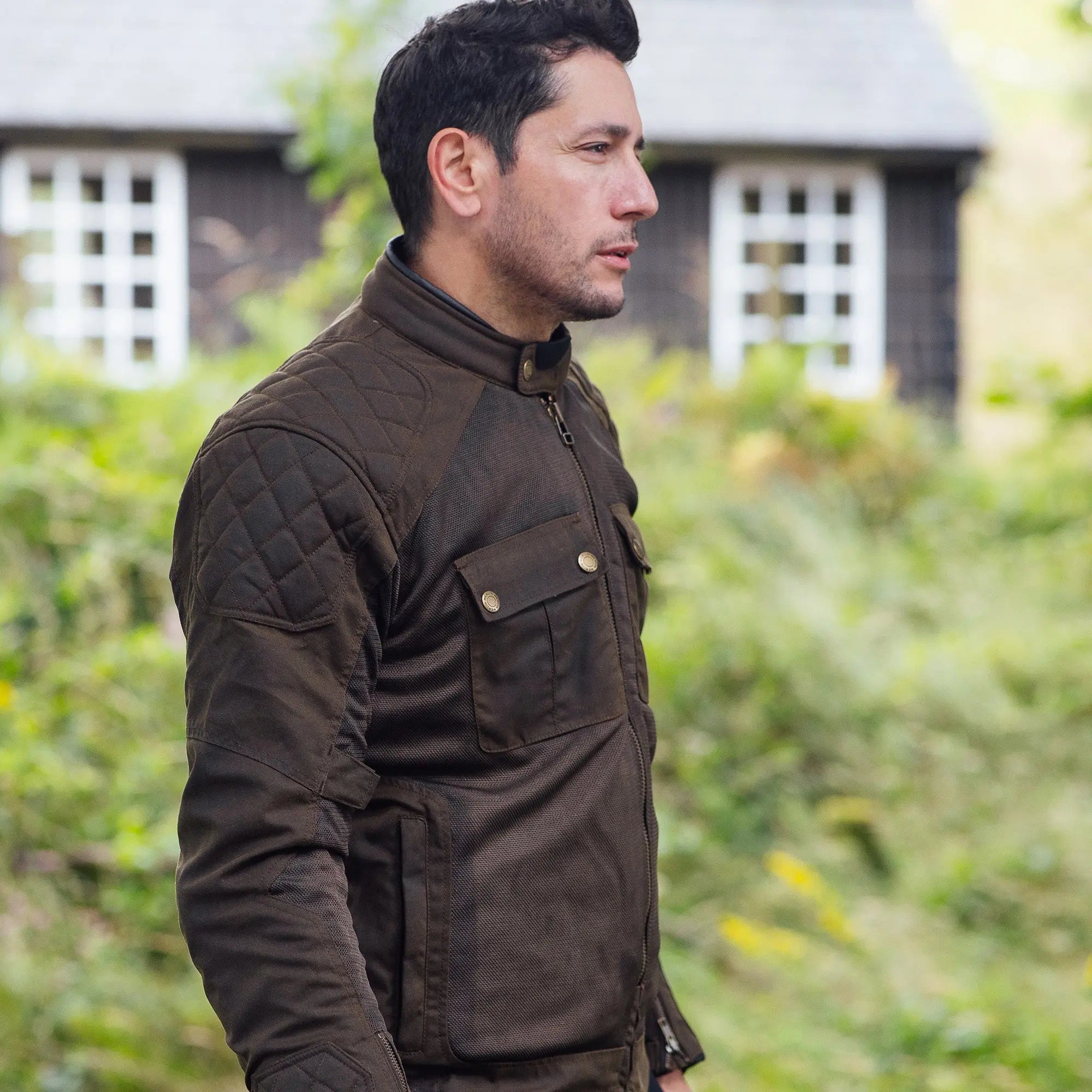 Merlin Shenstone 2 D3O Cotec Air Jacket Olive FREE 1 YEAR Returns, FREE UK Delivery | ThrottleChimp