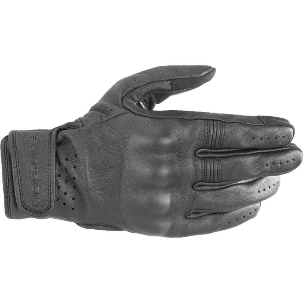 Alpinestars Stella Dyno Ladies Leather Gloves Black / Black - ThrottleChimp