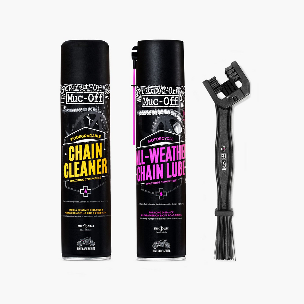 Muc-Off Motorcycle Chain Care Kit FREE 1 YEAR Returns, FREE UK Delivery | ThrottleChimp