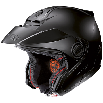 Nolan N40-5 GT 06 Classic N-Com Hybrid Helmet Flat Black (Image 6) - ThrottleChimp