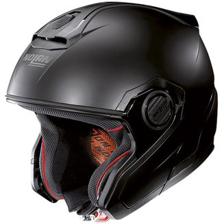 Nolan N40-5 GT 06 Classic N-Com Hybrid Helmet Flat Black (Image 8) - ThrottleChimp