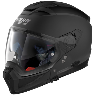 Nolan N70-2 X 06 Classic N-Com Adventure Helmet Flat Black (Image 3) - ThrottleChimp