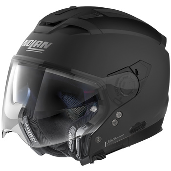 Nolan N70-2 X 06 Classic N-Com Adventure Helmet Flat Black (Image 4) - ThrottleChimp