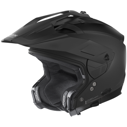 Nolan N70-2 X 06 Classic N-Com Adventure Helmet Flat Black (Image 7) - ThrottleChimp