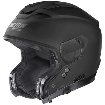 Nolan N70-2 X 06 Classic N-Com Adventure Helmet Flat Black (Image 9) - ThrottleChimp