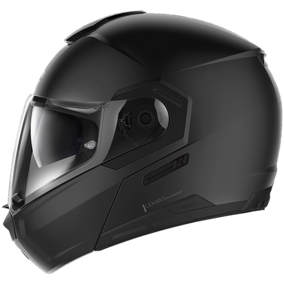 Nolan N90-3 06 Classic N-Com Modular Flip-Up Helmet Flat Black (Image 4) - ThrottleChimp