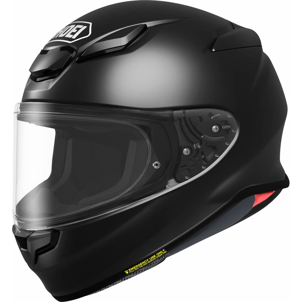 Shoei NXR2 Plain Full Face Helmet Black FREE 1 YEAR Returns, FREE UK Delivery | ThrottleChimp