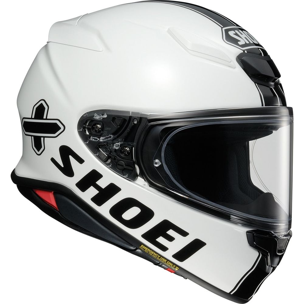 Shoei NXR2 Ideograph TC6 Full Face Helmet White (Image 2) - ThrottleChimp