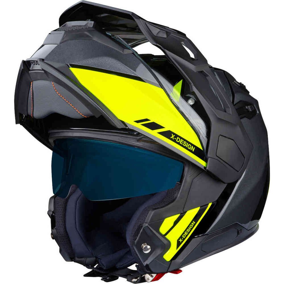 Nexx X Vilijord Flip Up Helmet Hi-Viz Yellow / Grey (Image 3) - ThrottleChimp