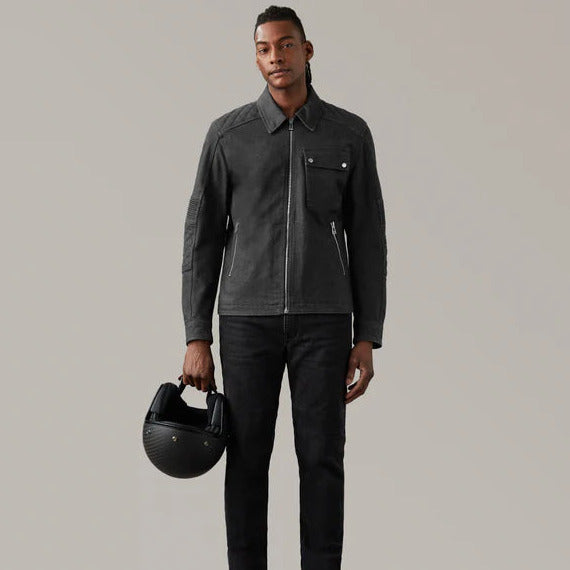 Belstaff Outrider Textile Jacket Black (Image 3) - ThrottleChimp